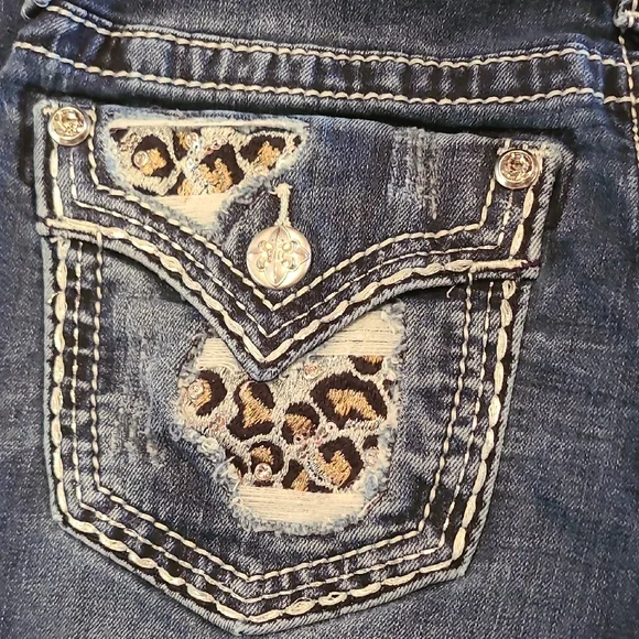 Miss Me Dark Blue Boot Cut Jeans - Picture 11 of 14